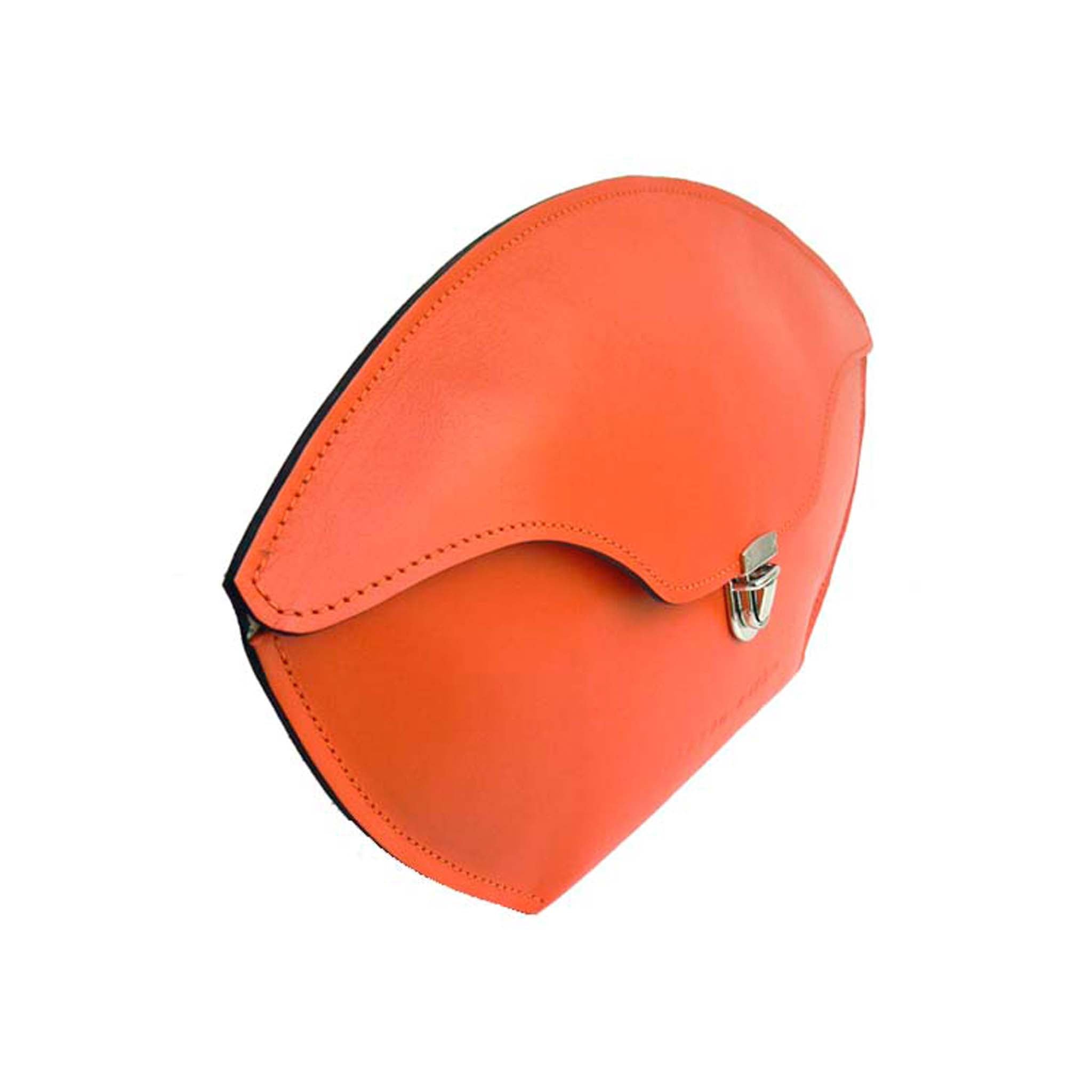Orange Clutch Bag with Strap