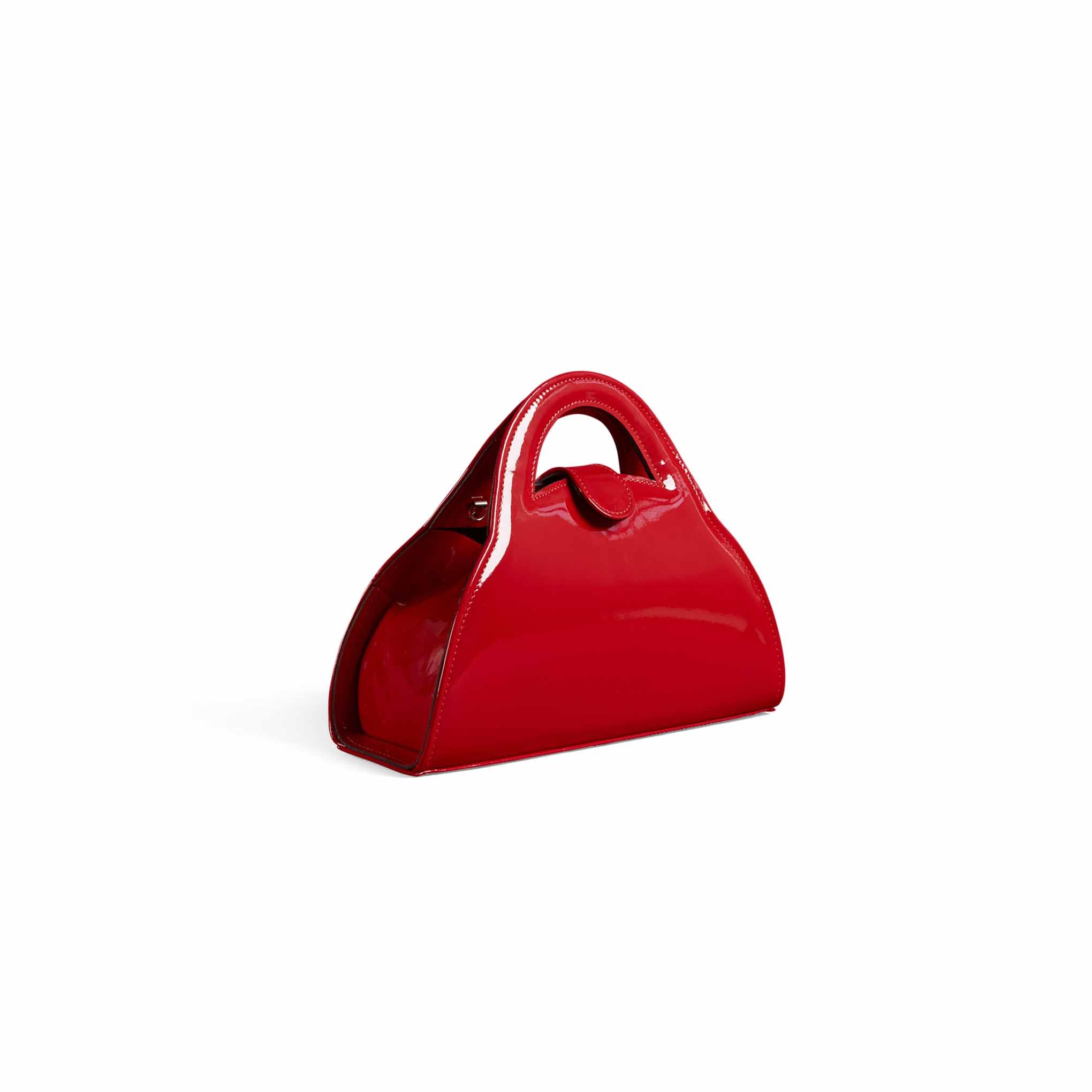 Small Red Patent Leather Bag - Schandra